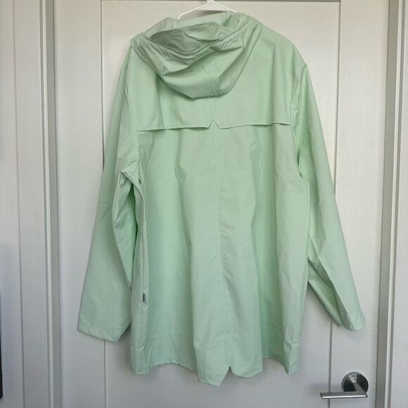 NWT Rains Long Jacket in Mineral, Unisex Size XL - Picture 7 of 8